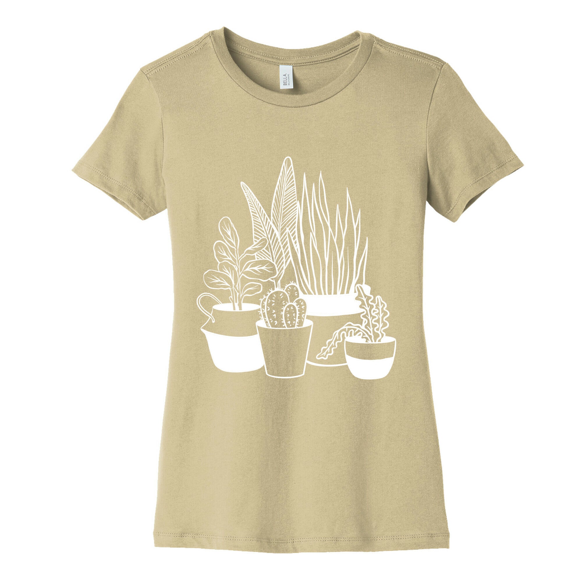 Houseplant Illustration Women's Cotton Tee